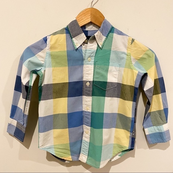 Gap Kids Boy's XS (4-5) Regular Fit Button Down Shirt - Picture 1 of 8